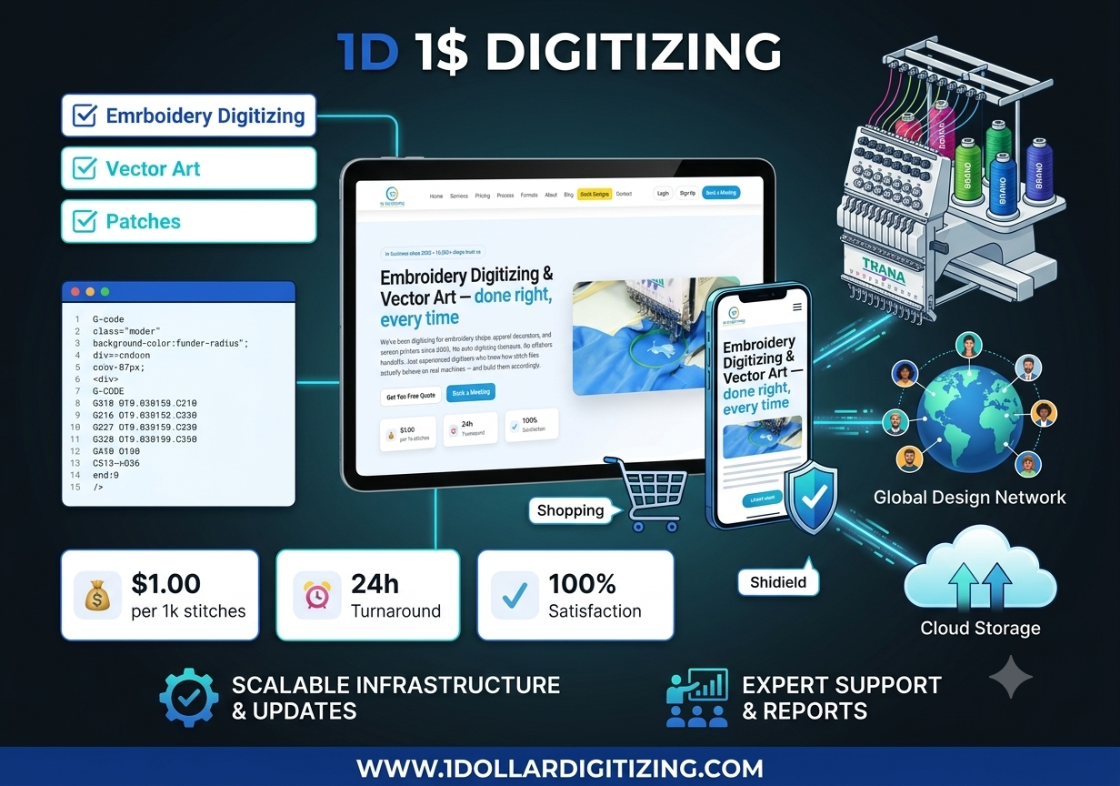1 Dollar Digitizing Store